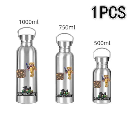 Gourde d'Eau Isotherme Minecraft 500 ML - Gourde Bottle®