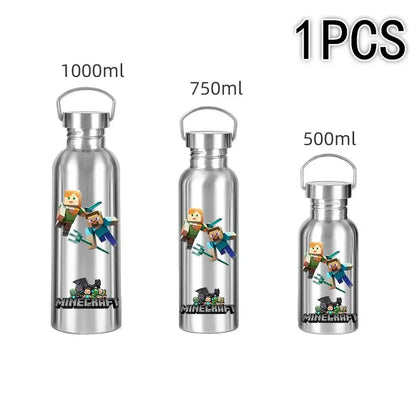 Gourde d'Eau Isotherme Minecraft 500 ML - Gourde Bottle®