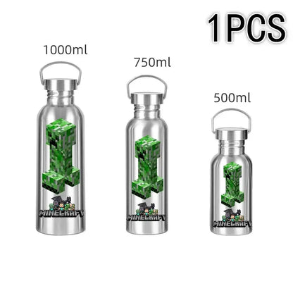 Gourde d'Eau Isotherme Minecraft 500 ML - Gourde Bottle®