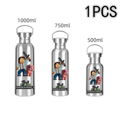 Gourde d'Eau Isotherme Minecraft 500 ML - Gourde Bottle®