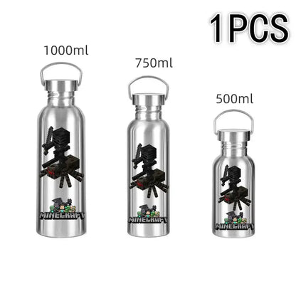 Gourde d'Eau Isotherme Minecraft 500 ML - Gourde Bottle®