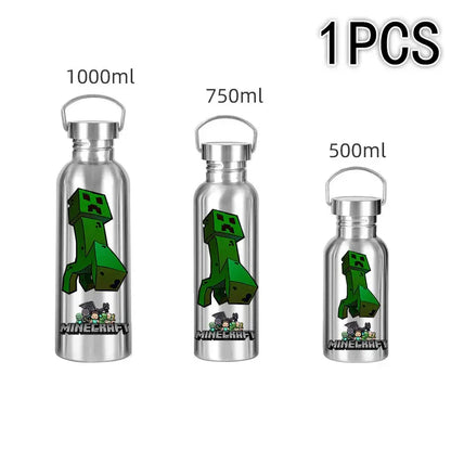 Gourde d'Eau Isotherme Minecraft 500 ML - Gourde Bottle®