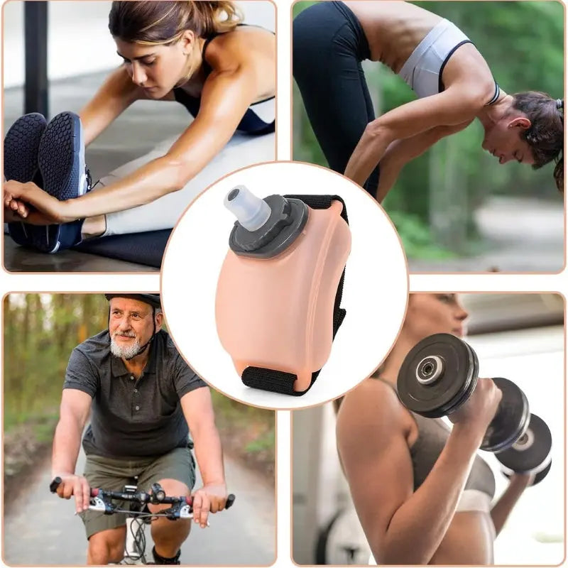 Gourde d'Eau Poignet Sport Running (Rose) - Gourde Bottle®