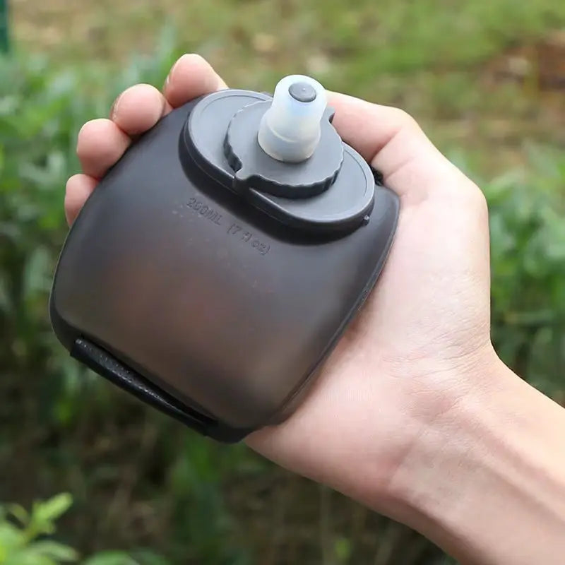 Gourde d'Eau Poignet de Main Sport Running (Noir)