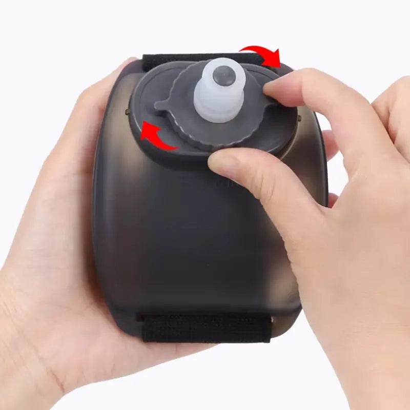 Gourde d'Eau Poignet de Main Sport Running (Noir) - Gourde Bottle®