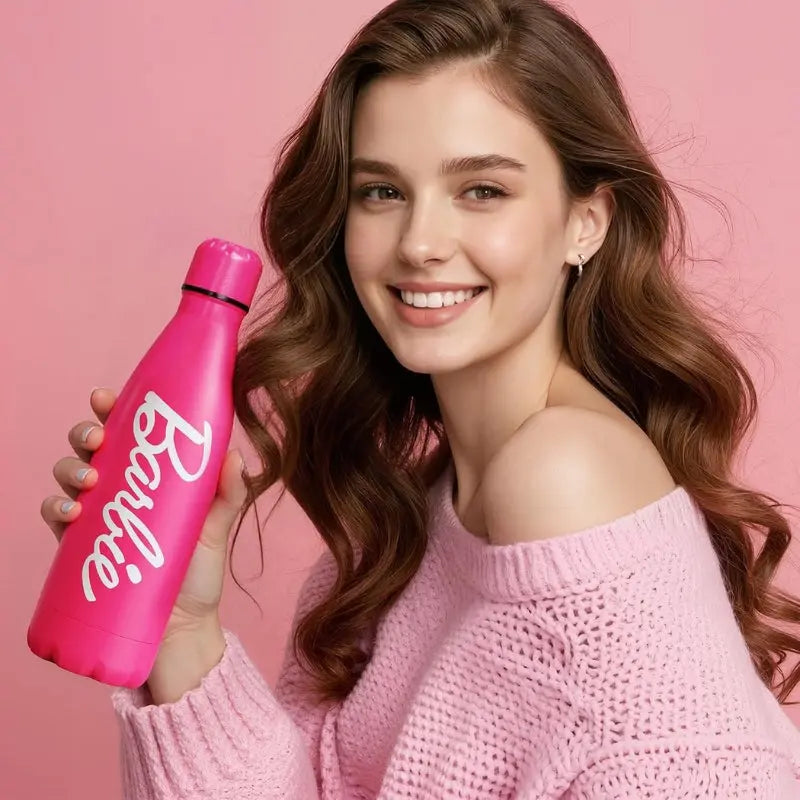 Gourde d'Eau Rose 500ml Gourde Bottle®