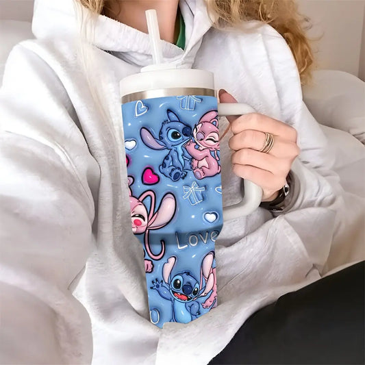 Gourde d'Eau Stitch et Angel 40oz (Disney) Gourde Bottle®