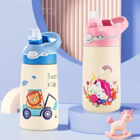 Gourde isotherme enfant avec paille - Gourde Bottle