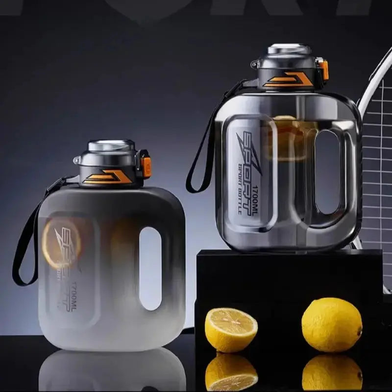 Gourde paille Adulte 1100ml, Gourde avec paille, Gourde paille Decathlon, Gourde isotherme avec paille intégrée, Gourde paille intégrée, Gourde avec paille 1l, Gourde paille 2L,Bidons Sport,  GIANXI Plastic Cup High Tempe Gourde Bottle®
