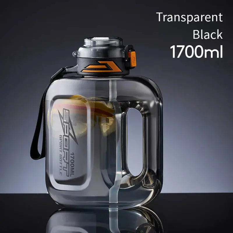 Gourde paille Adulte 1100ml, Gourde avec paille, Gourde paille Decathlon, Gourde isotherme avec paille intégrée, Gourde paille intégrée, Gourde avec paille 1l, Gourde paille 2L,Bidons Sport,  GIANXI Plastic Cup High Tempe Gourde Bottle®