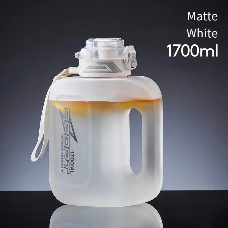 Gourde paille Adulte 1100ml, Gourde avec paille, Gourde paille Decathlon, Gourde isotherme avec paille intégrée, Gourde paille intégrée, Gourde avec paille 1l, Gourde paille 2L,Bidons Sport,  GIANXI Plastic Cup High Tempe Gourde Bottle®