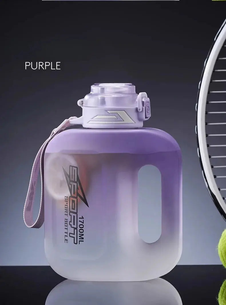 Gourde paille Adulte 1100ml, Gourde avec paille, Gourde paille Decathlon, Gourde isotherme avec paille intégrée, Gourde paille intégrée, Gourde avec paille 1l, Gourde paille 2L,Bidons Sport,  GIANXI Plastic Cup High Tempe Gourde Bottle®