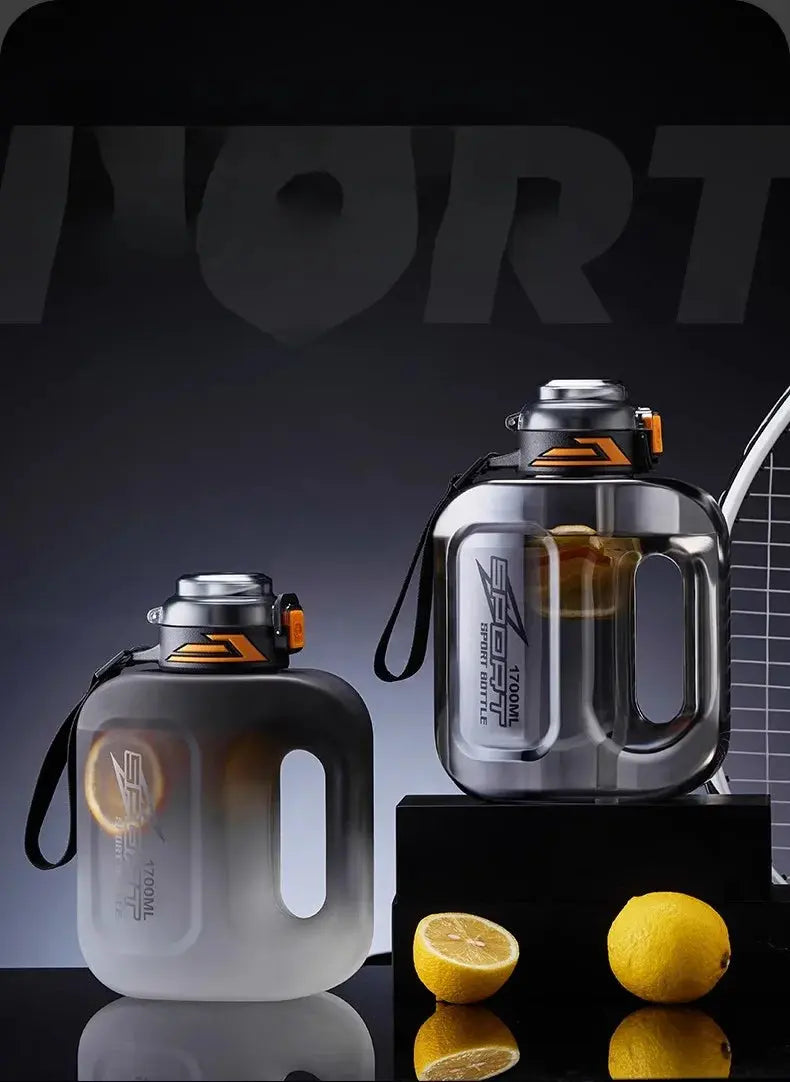 Gourde paille Adulte 1100ml, Gourde avec paille, Gourde paille Decathlon, Gourde isotherme avec paille intégrée, Gourde paille intégrée, Gourde avec paille 1l, Gourde paille 2L,Bidons Sport,  GIANXI Plastic Cup High Tempe Gourde Bottle®