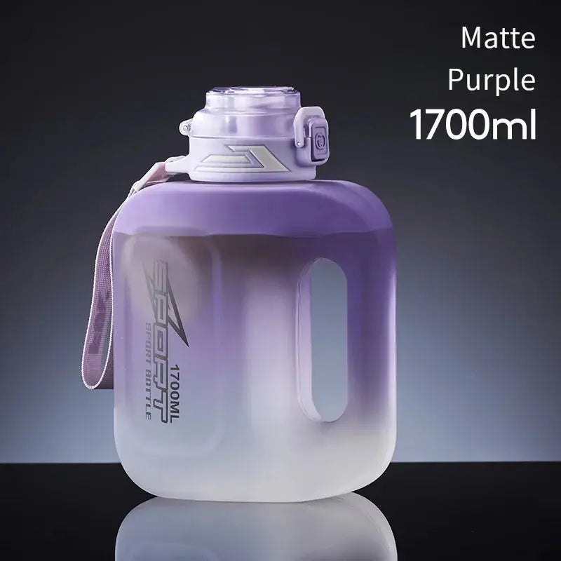 Gourde paille Adulte 1100ml, Gourde avec paille, Gourde paille Decathlon, Gourde isotherme avec paille intégrée, Gourde paille intégrée, Gourde avec paille 1l, Gourde paille 2L,Bidons Sport,  GIANXI Plastic Cup High Tempe Gourde Bottle®