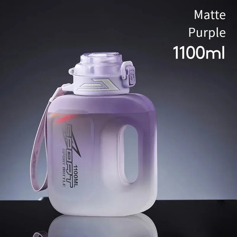 Gourde paille Adulte 1100ml, Gourde avec paille, Gourde paille Decathlon, Gourde isotherme avec paille intégrée, Gourde paille intégrée, Gourde avec paille 1l, Gourde paille 2L,Bidons Sport,  GIANXI Plastic Cup High Tempe Gourde Bottle®