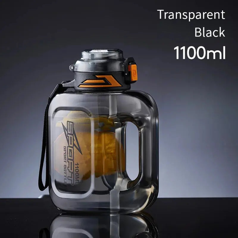 Gourde paille Adulte 1100ml, Gourde avec paille, Gourde paille Decathlon, Gourde isotherme avec paille intégrée, Gourde paille intégrée, Gourde avec paille 1l, Gourde paille 2L,Bidons Sport,  GIANXI Plastic Cup High Tempe Gourde Bottle®