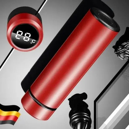 Gourde Isotherme Intelligente (INOX) Rouge Vif - Gourde Bottle