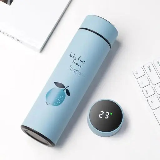 Gourde Thermique Intelligente avec affichage de température  bleu - Gourde bottle