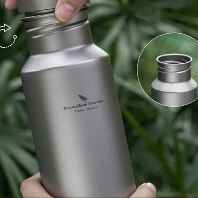 Gourde Titane Boundless Voyage est fabriquée avec des matériaux sans BPA, Gourde Isotherme - Gourde Bottle
