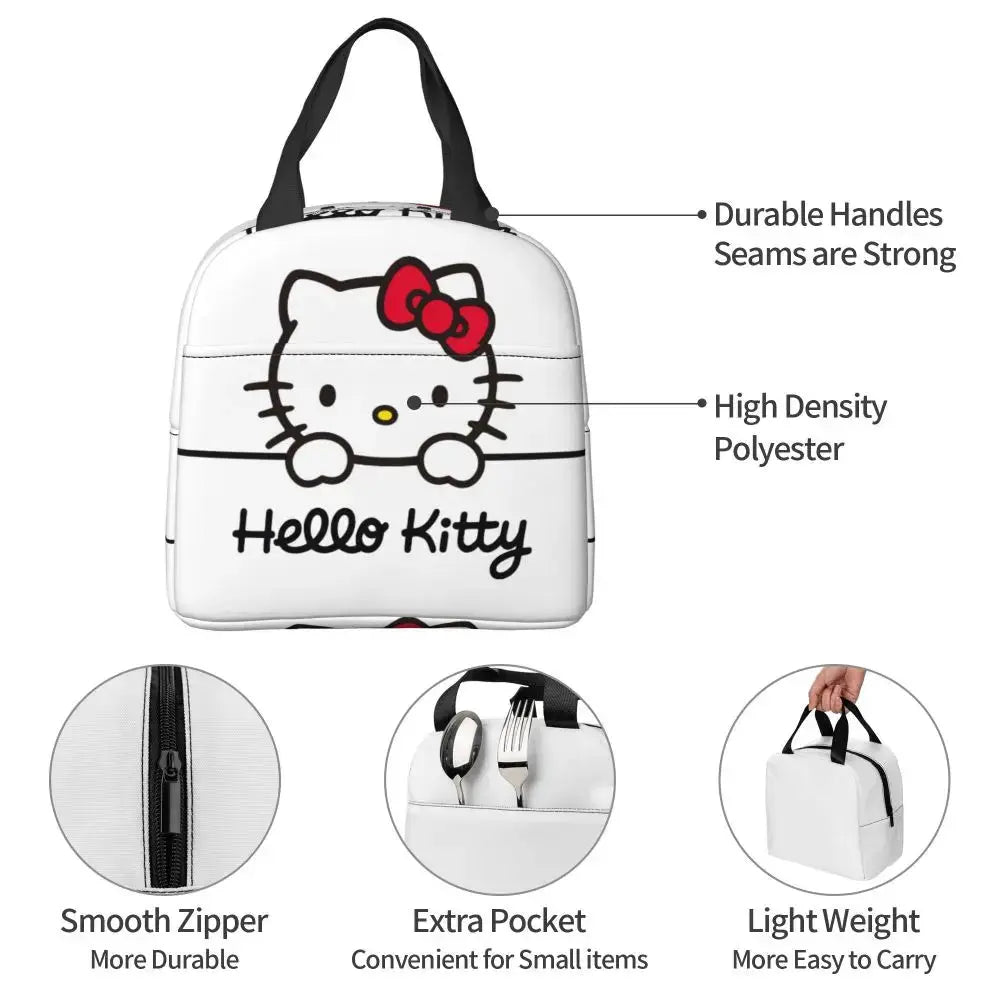 Hello Kitty Sac à Repas Isotherme Blanche Gourde Bottle®