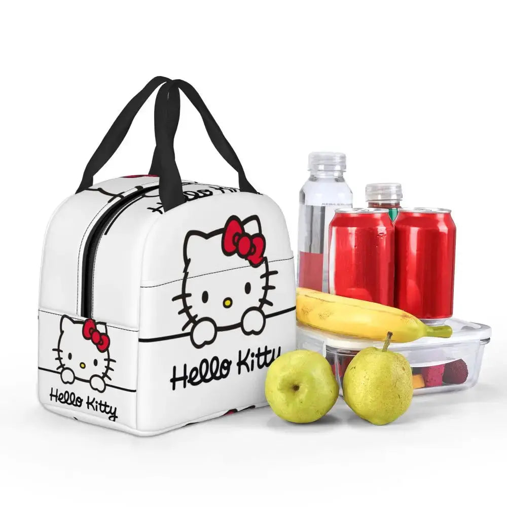 Hello Kitty Sac à Repas Isotherme Blanche Gourde Bottle®