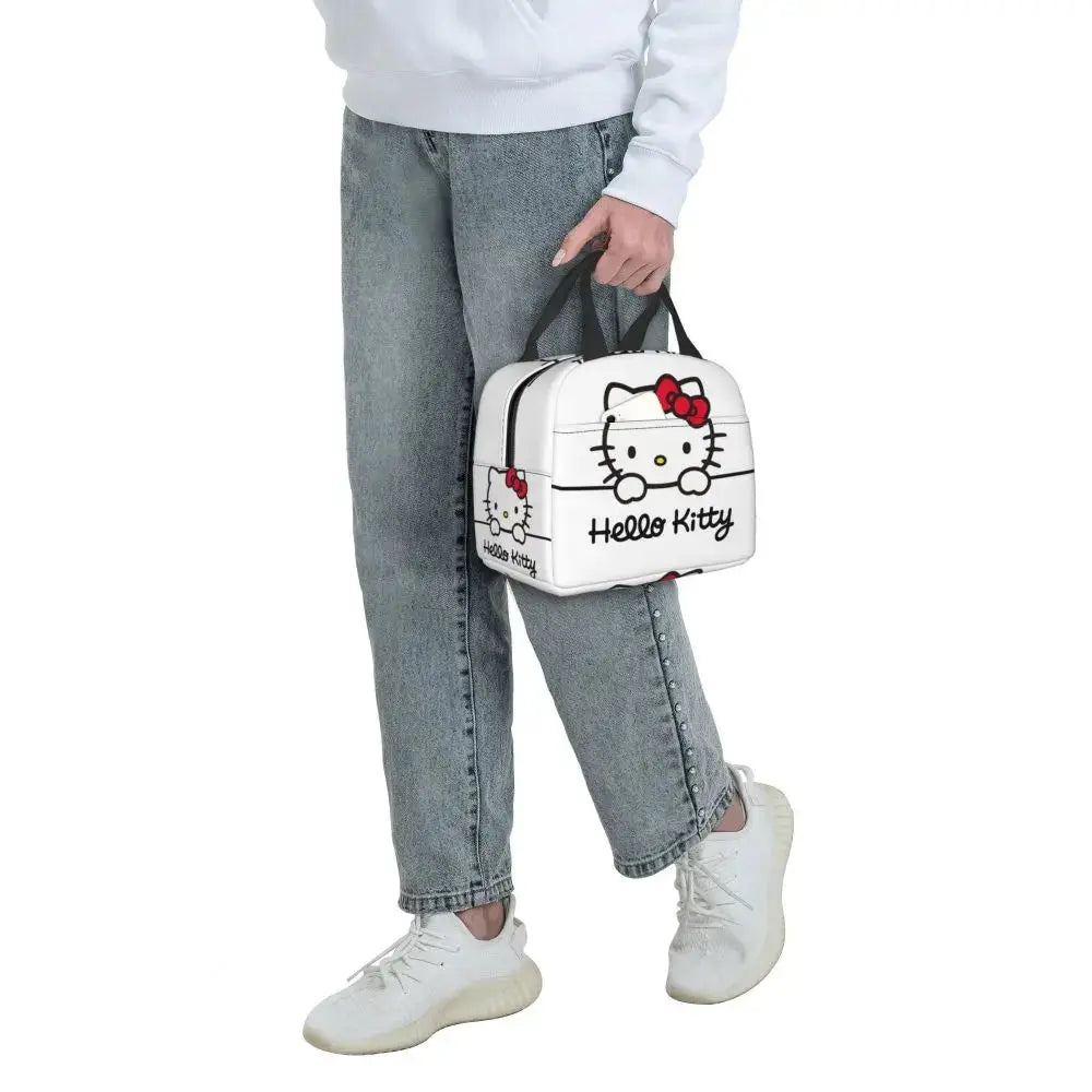 Hello Kitty Sac à Repas Isotherme Blanche Gourde Bottle®