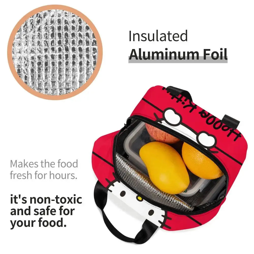 Hello Kitty Sac à Repas Isotherme Rouge Gourde Bottle®