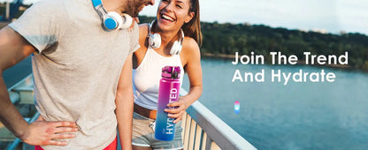 Hydrated gourde d'Eau réutilisable 1.0 L , 32oz Water Bottle Motivational Sport Water Bottle Leakproof Drinking Bottles Outdoor Sports Travel Kettle Drinking Water Bottle Gourde Bottle®