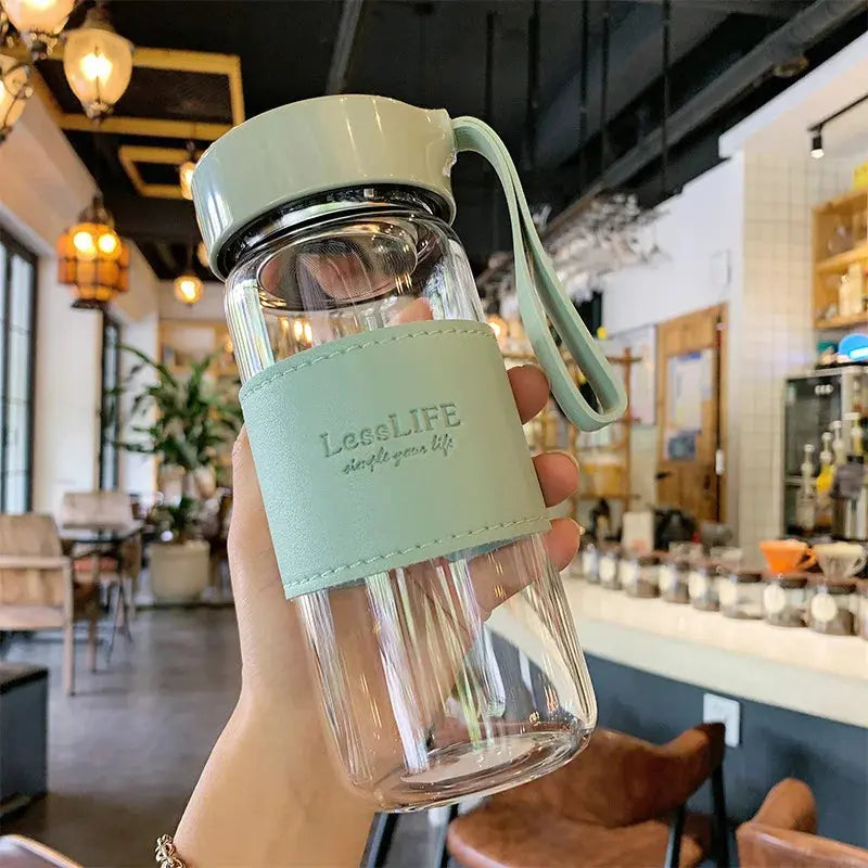 Bouteille en Verre de Style Japonais avec Infuseur à Thé - Gourde Bottle®