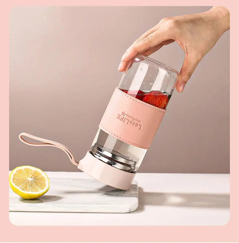 Bouteille en Verre de Style Japonais avec Infuseur à Thé - Gourde Bottle®