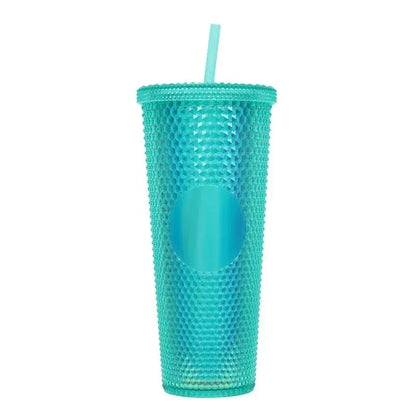 Gobelet à Motif Créatif de Durian  - Gobelet en Plastique Paille 800ml - Gourde Bottle