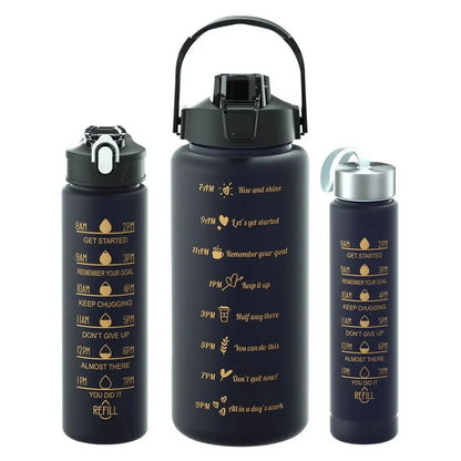 Lots de 3 gourde de motivation - Gourde Bottle®