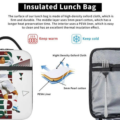 Lunch Bag Isotherme (Cristiano Ronaldo CR7) Gourde Bottle®