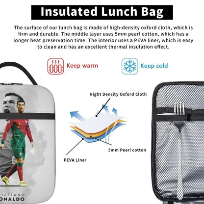 Lunch Bag Isotherme (Cristiano Ronaldo CR7) Gourde Bottle®