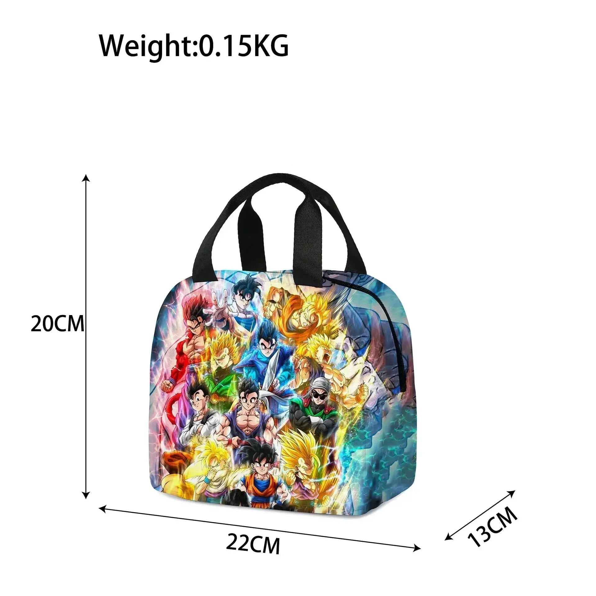 Lunch Bag pour Enfant Dragon Ball Z ( Univers Manga ) ,  Sac Isotherme Dragon Ball Z , Sac à Lunch Isotherme Dragon Ball Z 3D Gourde Bottle®