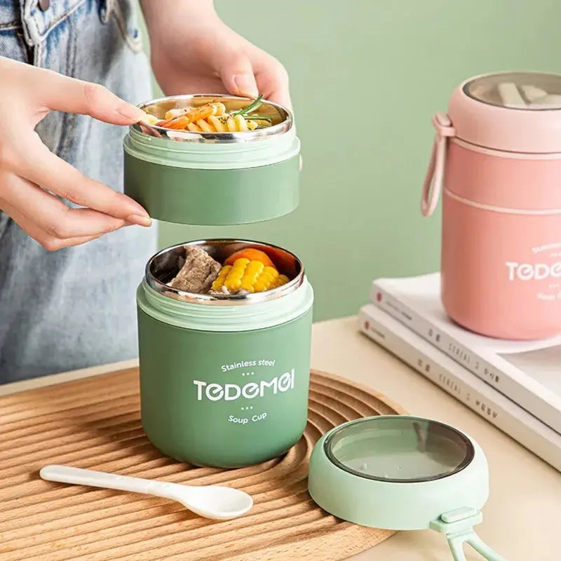 Lunch Box Isotherme TEDEMAI - Lunch Box Vacuum Cup  TEDEMEI - Bocal Isotherme TEDEMEI - Gourde Bottle®