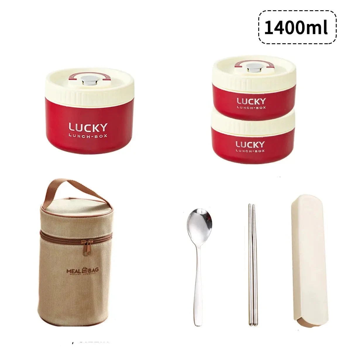 Lunch Box LUCkY Gourde Bottle®