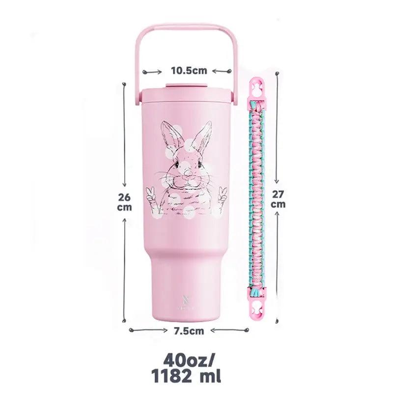 MEOKY Gobelet Isotherme Lapin - Gourde Bottle®