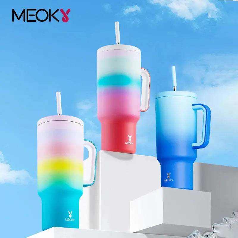 Meoky Gobelet de 1200 ml avec poignée - Gourde Bottle®