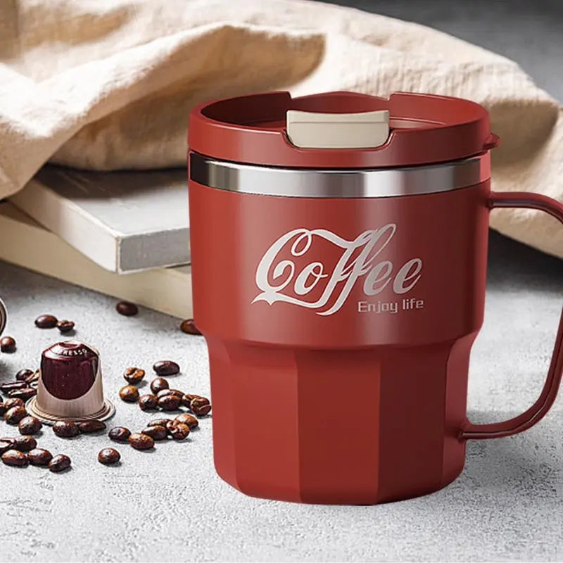 Mug Café Isotherme Rouge Gourde Bottle®