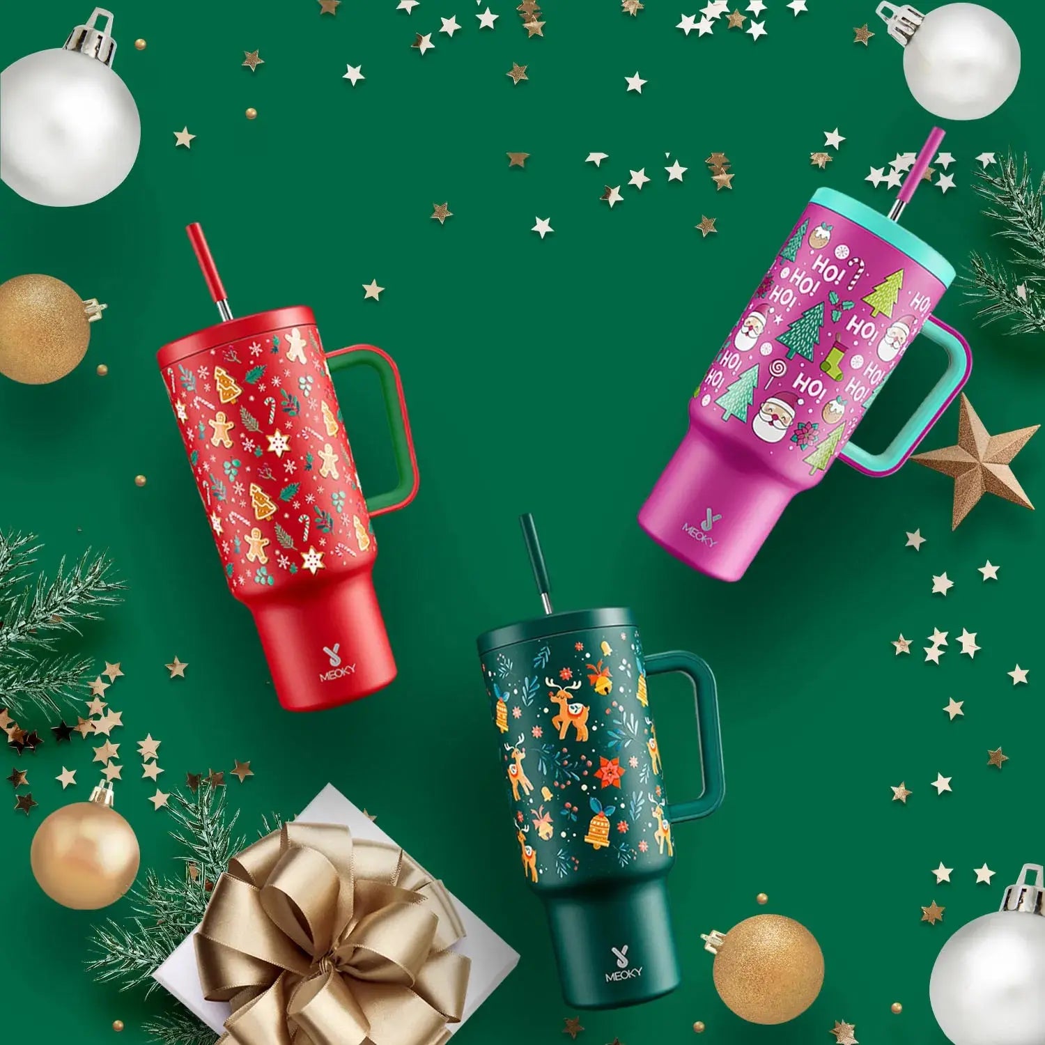 Mug Meoky cup (Christmas) - Gourde Bottle®