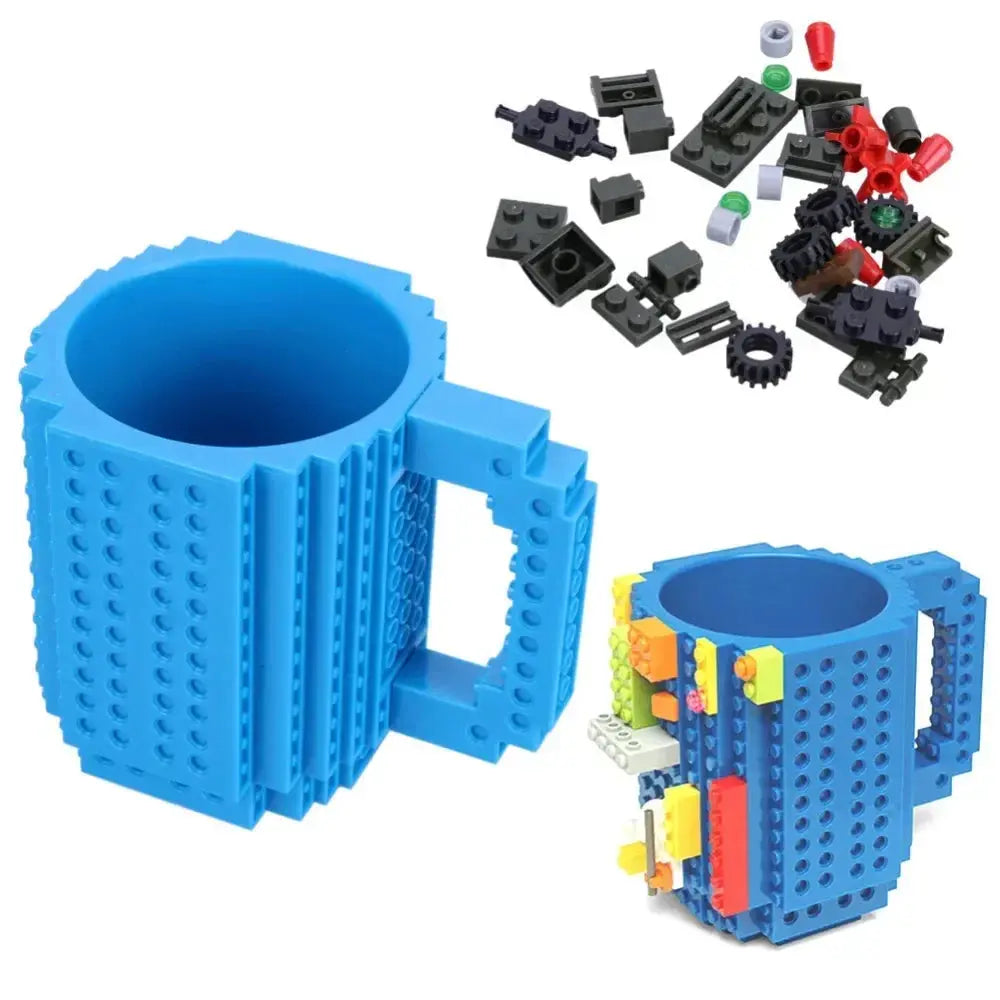 Mug Plastique Enfant Créatif LEGO Bleu 350ml Gourde Bottle®