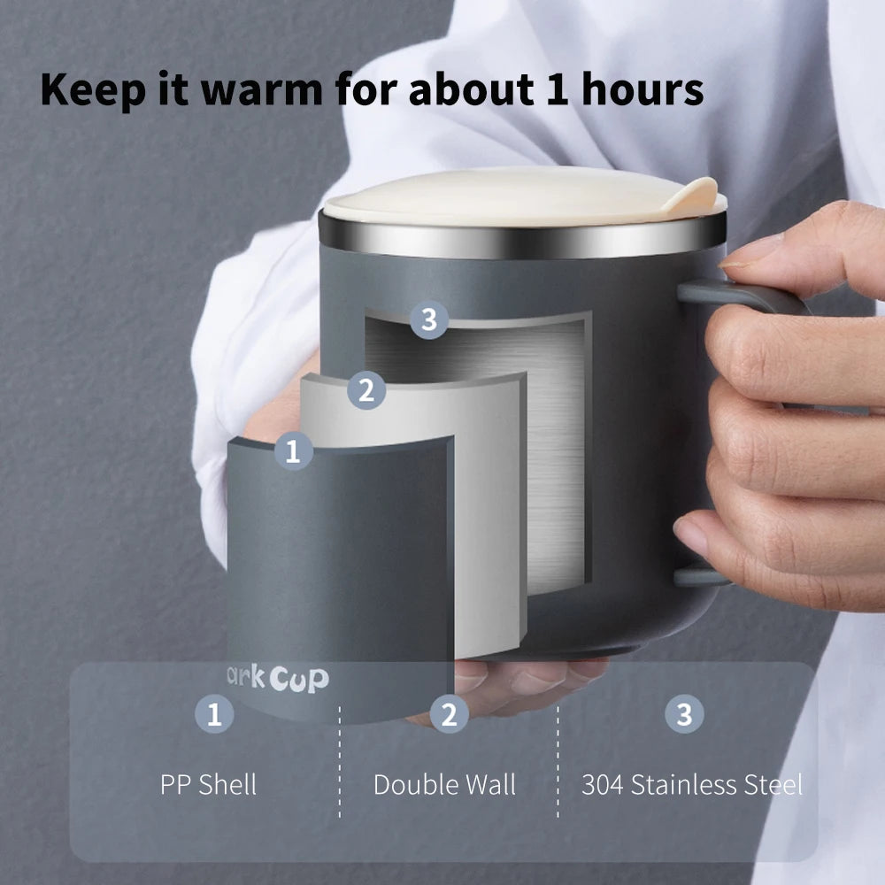 Mug Thermo Portable Noir 400ml