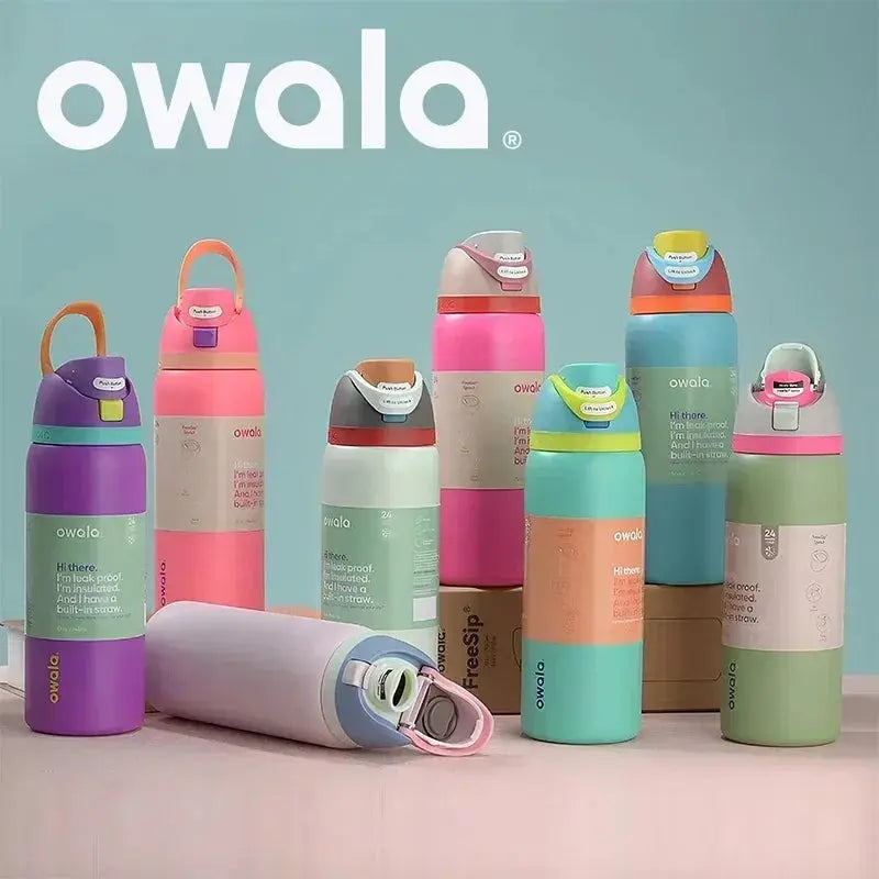 Owala FreeSip Gourde d'Eau Inox 950ml
Owala Bottle 32oz (950ml), Owala FreeSip Gourde d'eau isotherme  avec paille pour le sport et les voyages, sans BPA, étanché, réutilisable, pas cher , Gourde Bottle Gourde Bottle®