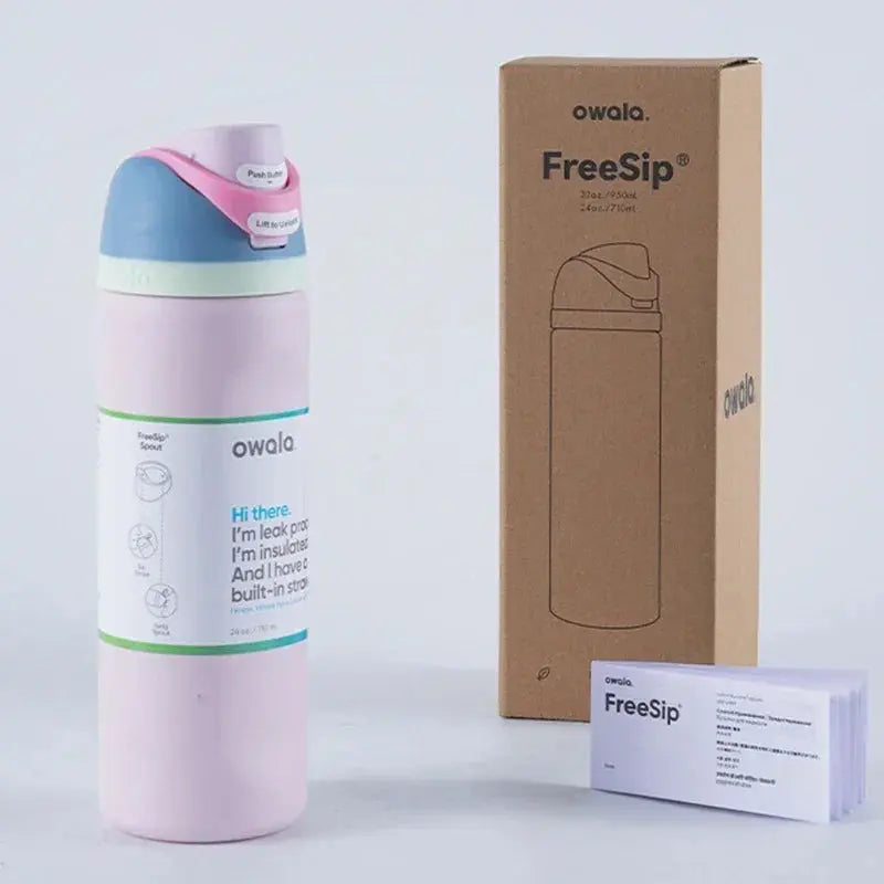 Owala FreeSip Gourde d'Eau Inox 950ml
Owala Bottle 32oz (950ml), Owala FreeSip Gourde d'eau isotherme  avec paille pour le sport et les voyages, sans BPA, étanché, réutilisable, pas cher , Gourde Bottle Gourde Bottle®