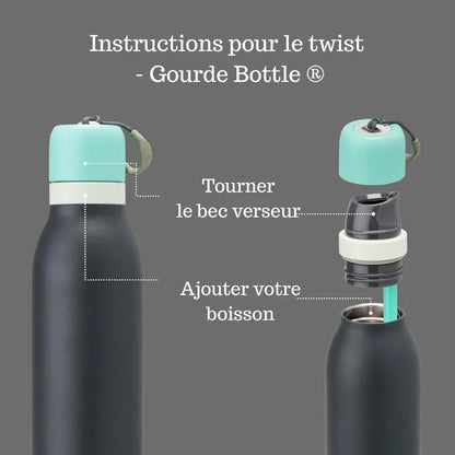 Owala Gourde Isotherme Noir 24oz Gourde Bottle®