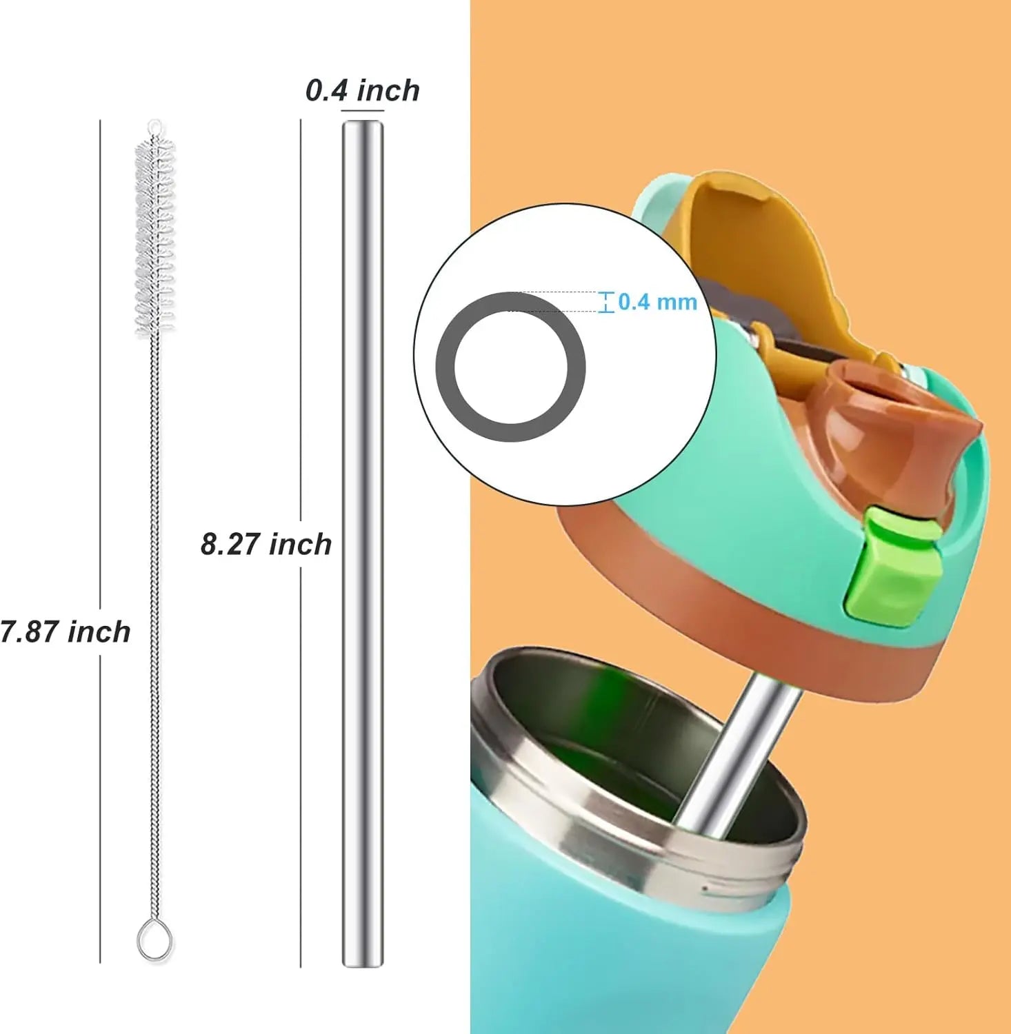 Owala Water Bottle Lot de 4 pailles de rechange Gourde Bottle®