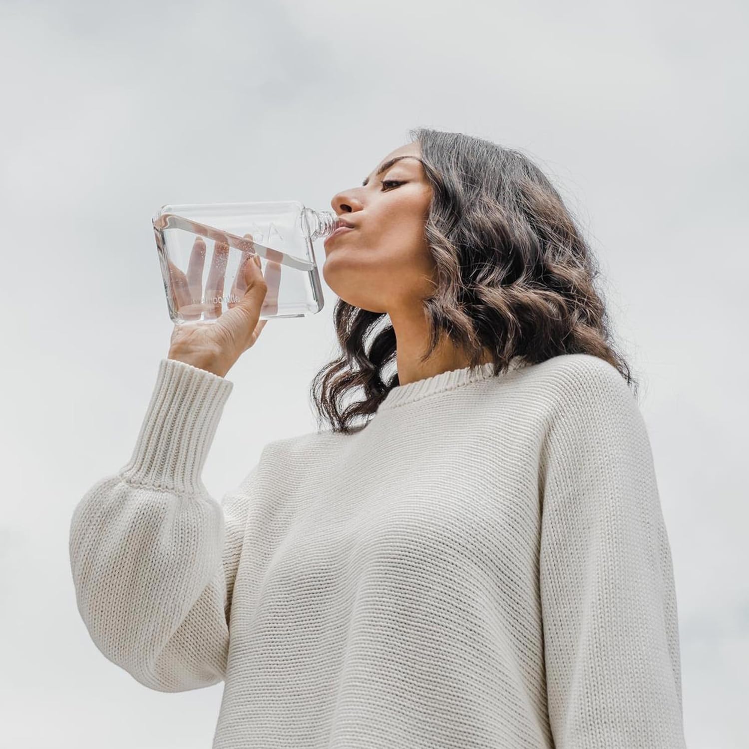 Petite bouteille d'eau compacte A6 léger et durable, sans BPA, réutilisable - gourde bottle