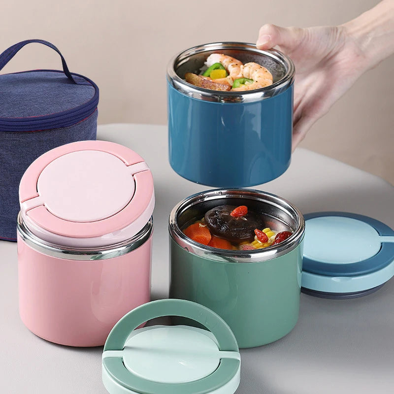 Pourquoi opter pour une Thermos Alimentaire Chaud 12h  Parce que sa technologie d'isolation avancée permet de conserver la température de vos aliments  pendant 12 heures. - Gourde Bottle