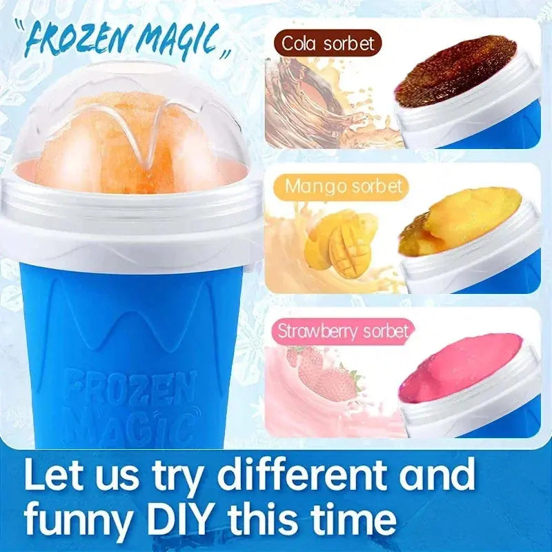 Quick-Frozen Slushy Maker Cup Large Capacity Slushy Cup for Homemade Smoothies Juice Ice Cream Summer Squeeze Beker Kitchen Tool Gourde Bottle®